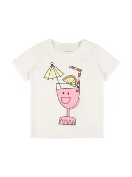 STELLA MCCARTNEY KIDS: Хлопковая футболка 