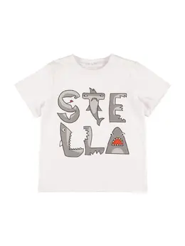 STELLA MCCARTNEY KIDS: Хлопковая футболка 