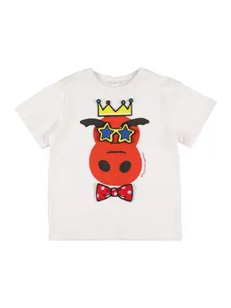 STELLA MCCARTNEY KIDS: Хлопковая футболка 