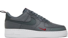 Nike: Серые кроссовки Air Force 1