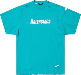 Balenciaga: Белая футболка  Boxy