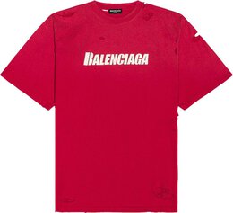 Balenciaga: Белая футболка  Boxy