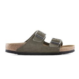 Birkenstock: Зелёные сандалии Arizona