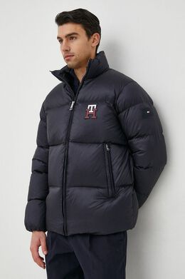 Tommy Hilfiger: Тёмный пуховик 