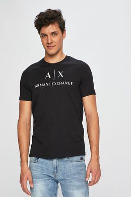 Armani Exchange: Чёрная футболка