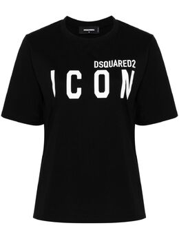 Dsquared2: Хлопковая футболка Forever