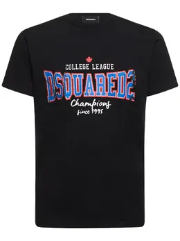 DSQUARED2: Хлопковая футболка 