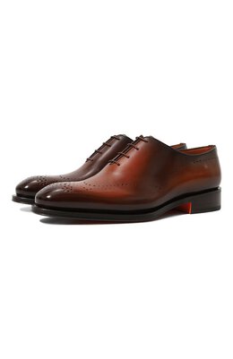 Santoni: Коричневые туфли 