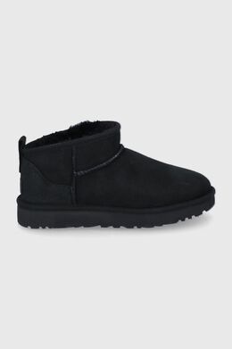 UGG: Чёрные ботинки Ultra Mini