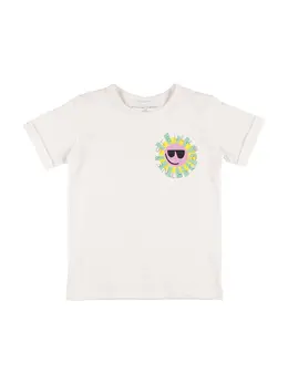 STELLA MCCARTNEY KIDS: Хлопковая футболка 