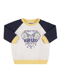 KENZO KIDS: Хлопковый свитшот Elephant