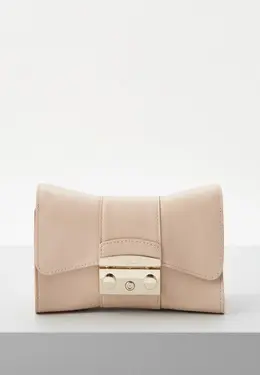 Furla: Бежевая сумка 