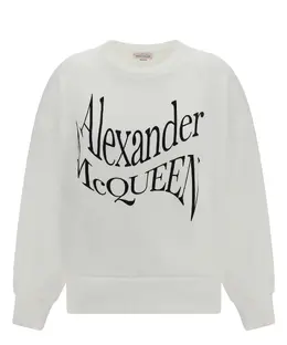 Alexander McQueen: Хлопковый свитшот 