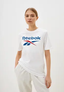 Reebok: Белая футболка 