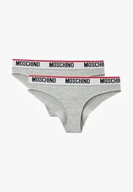 Moschino Underwear: Серые трусы