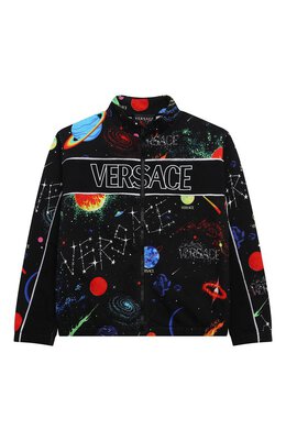 Versace: Хлопковая толстовка 