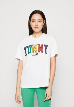 Tommy Jeans: Футболка с принтом