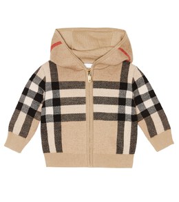 Burberry Kids: Бежевая толстовка