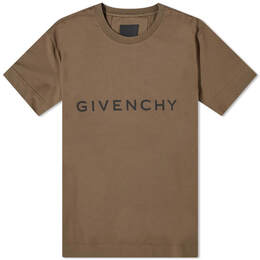 Givenchy: Футболка цвета хаки 