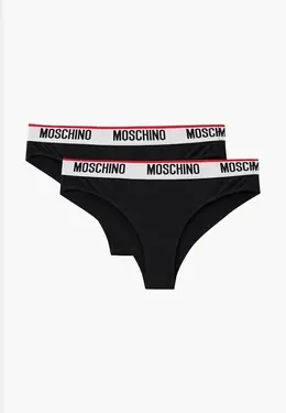 Moschino Underwear: Чёрные трусы