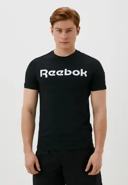 Reebok: Чёрная футболка 