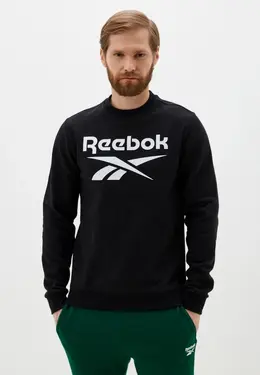 Reebok: Чёрный свитшот 