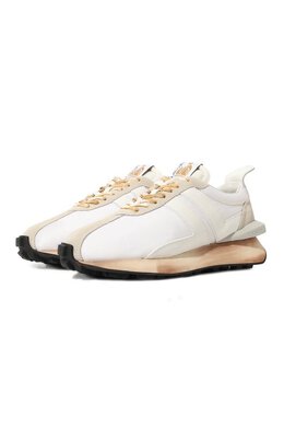 Lanvin: Белые кроссовки  Bumpr