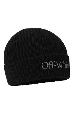 Off-White: Чёрная шапка 
