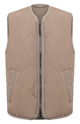 Canali: Коричневый жилет 
