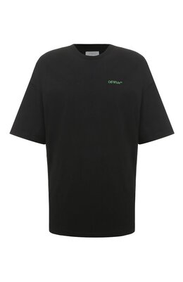 Off-White: Хлопковая футболка 