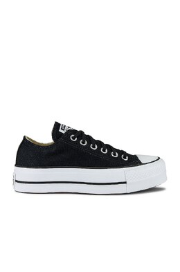 Converse: Чёрные кроссовки  Chuck Taylor All Star Lift