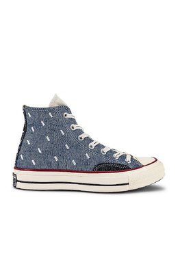 Converse: Синие кроссовки Chuck 70 Hi