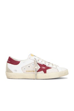 Golden Goose: Красные кроссовки  Super Star