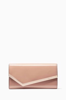 Jimmy Choo: Розовый клатч Emmie