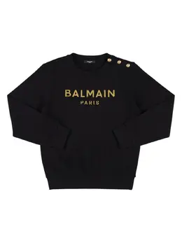 BALMAIN: Хлопковый свитшот 