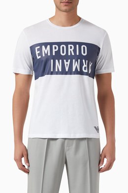 Emporio Armani: Хлопковая футболка