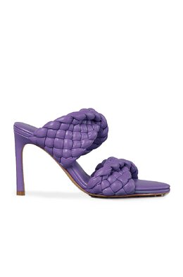 Bottega Veneta: Фиолетовые сабо  Padded