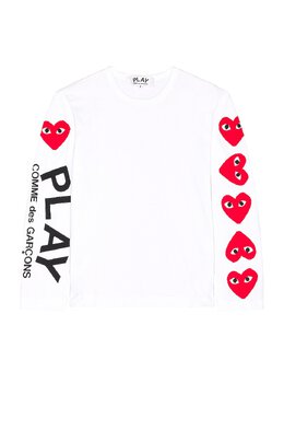 Comme des Garçons: Белая футболка 