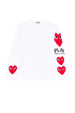 Comme des Garçons: Белая футболка 