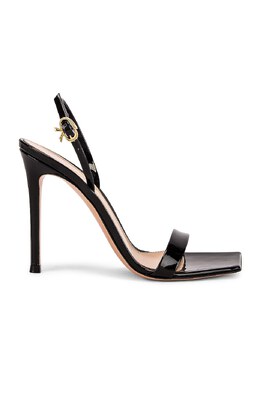 Gianvito Rossi: Чёрные туфли  Ribbon