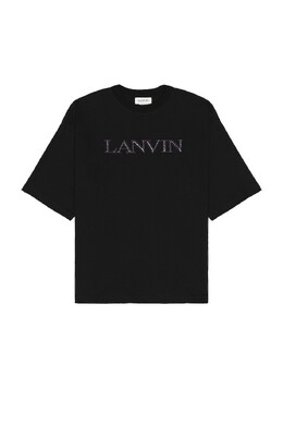 Lanvin: Футболка  Paris оверсайз