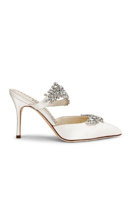 Manolo Blahnik: Светлые туфли 