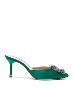 Manolo Blahnik: Зелёные туфли 