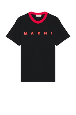 Marni: Чёрная футболка