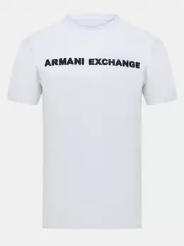 Armani Exchange: Белая футболка