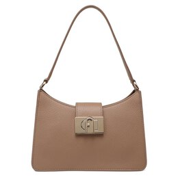 Furla: Бежевая сумка 