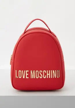 Love Moschino: Красный рюкзак