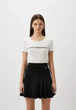 Love Moschino: Белая футболка 