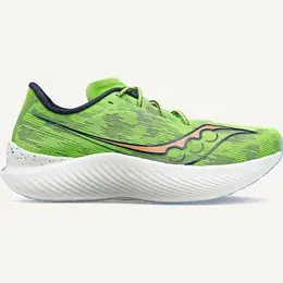 Saucony: Зелёные кроссовки  Endorphin Pro