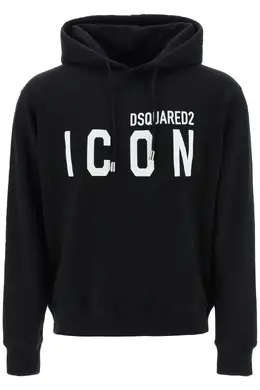 DSQUARED2: Чёрная толстовка  Icon